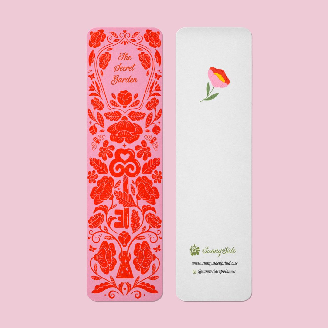Secret garden book mark