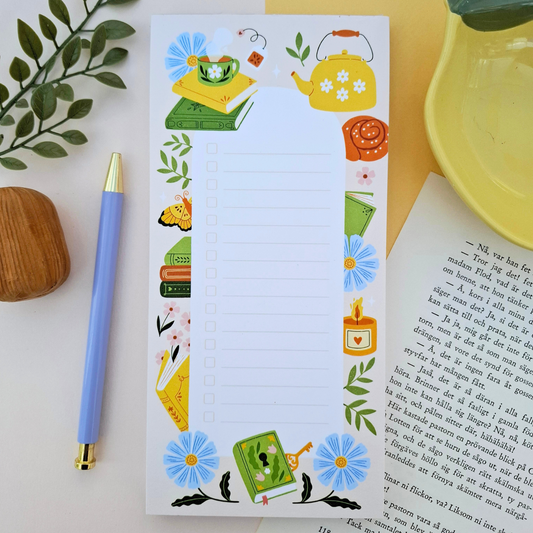Bookish notepad
