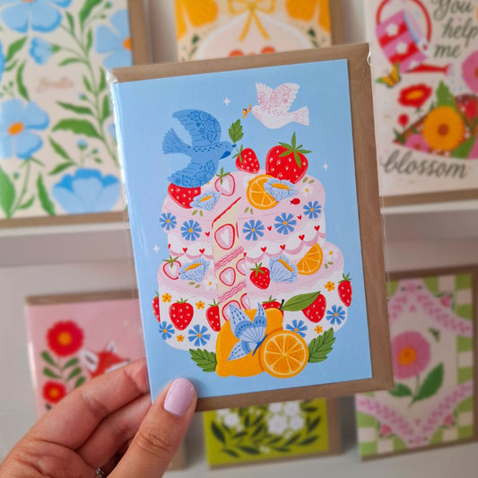 Birthday Cake Greeting Card