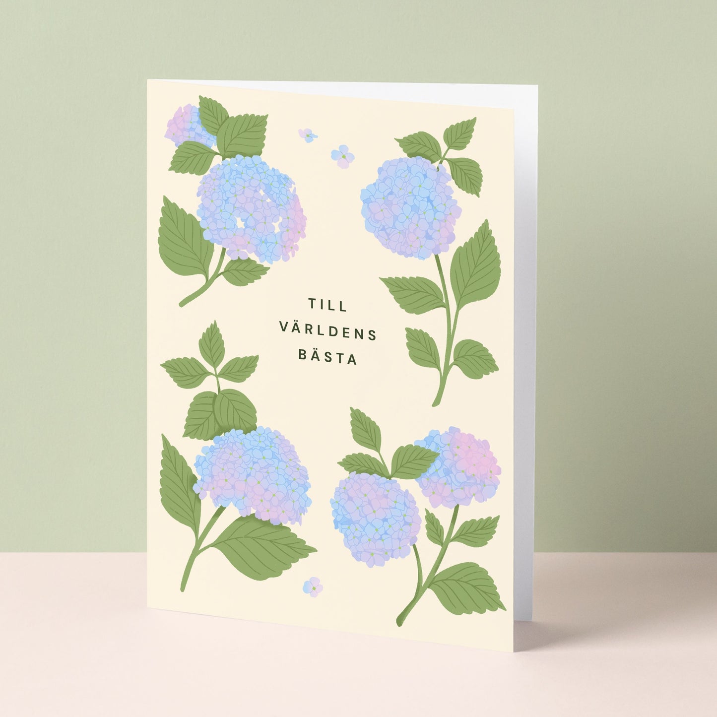 Hortensia gratulationskort